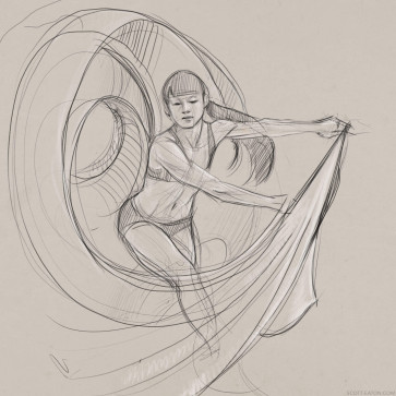 Asian Dance study — figure reference