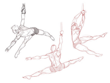 Male Chain 11 Sketches — figure reference