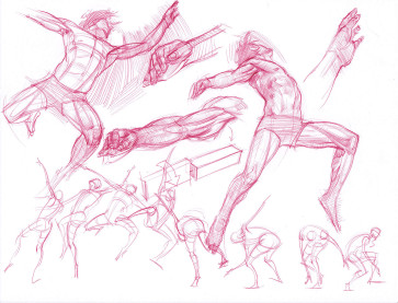 Movement study — figure reference