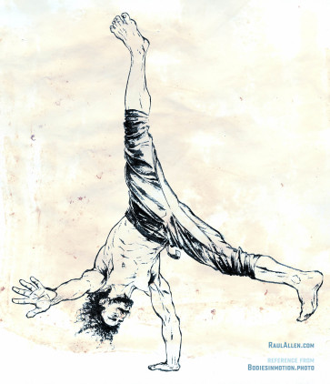 breakdance ink — figure reference