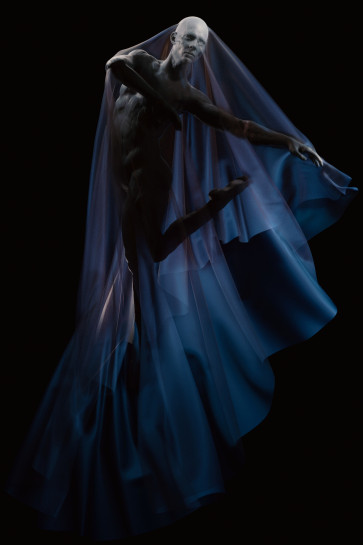 Quick Sculpt with some Cloth 1 — figure reference