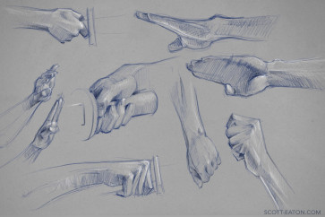 Kung Fu Hands — figure reference