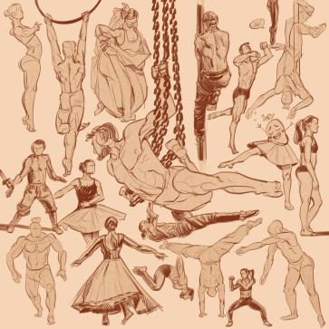 various poses — figure reference