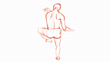 Dance/Kick_01 — figure reference