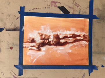 Oil study — figure reference
