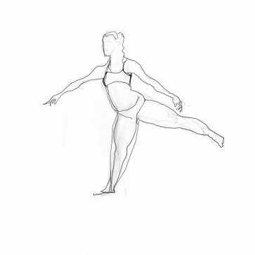 Contemporary dance  14 — figure reference