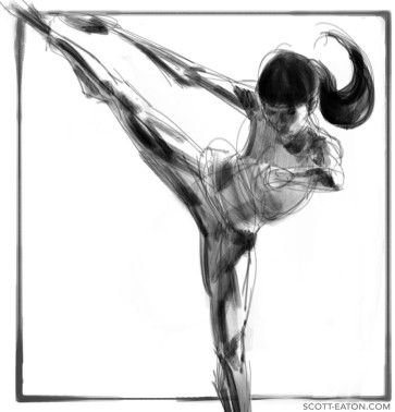 gesture study - asian dance — figure reference