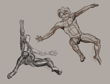 Falling Dance — figure reference
