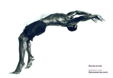 tricking digital sketch — figure reference