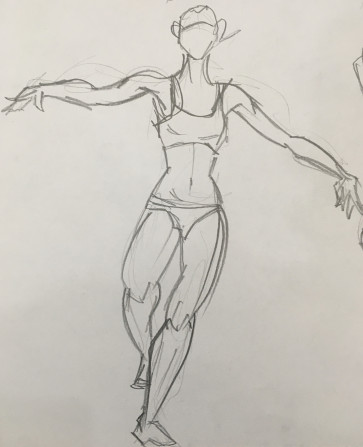 Quick drawing — figure reference