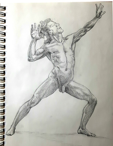 Andrew dramatic pose — figure reference
