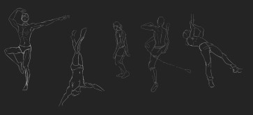 线稿 — figure reference