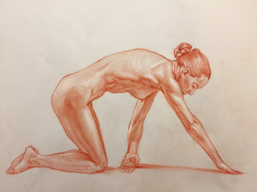 yoga study — figure reference