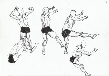 Anatomy Gesture Studies by Ozark — figure reference