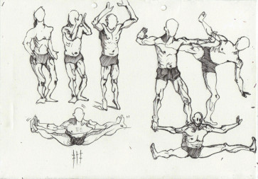 Gesture Studies II by Ozark — figure reference