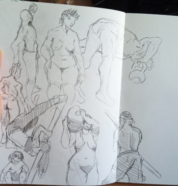 quick draw practice — figure reference