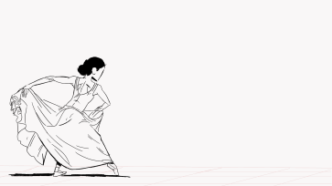 Frame by Frame study - White skirt 10 — figure reference