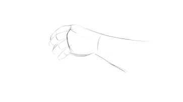 LARGE FEMALE HAND A — figure reference