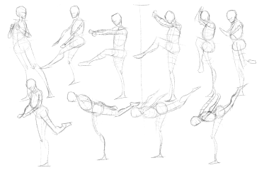 Gesture draws — figure reference