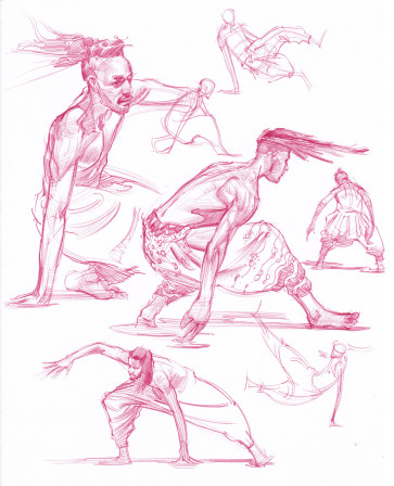 Capoeira studies — figure reference