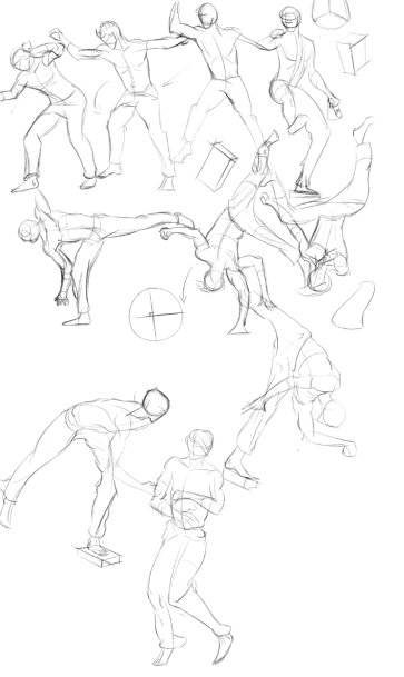 Gesture studies — figure reference
