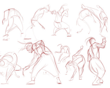 Capoeira Gestures — figure reference