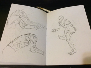 Shoulder study — figure reference