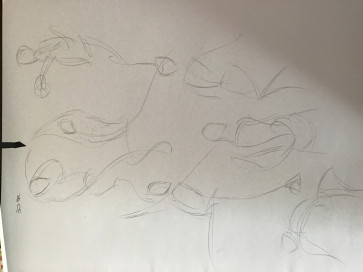 30 sec gesture drawing — figure reference