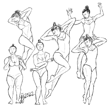 Dance Warm-Up — figure reference