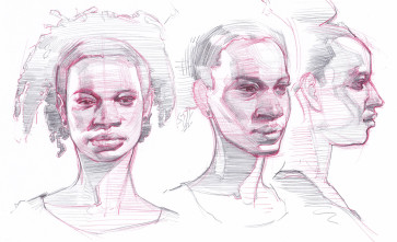 Head studies — figure reference