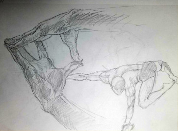 Hand balance — figure reference