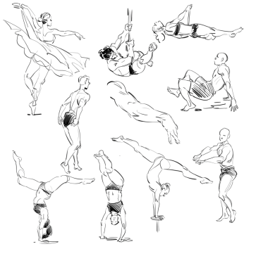 quickdraw warmups! — figure reference
