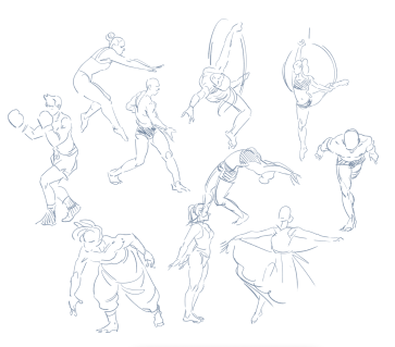 quickdraw warmups! — figure reference