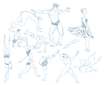warmin up — figure reference