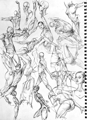 Quickdraw - Dance category — figure reference