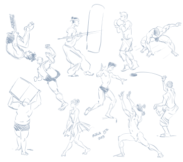 warming up — figure reference