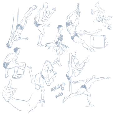 warming up with randoms — figure reference