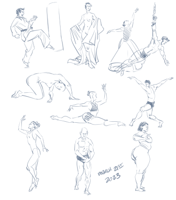 warming up — figure reference