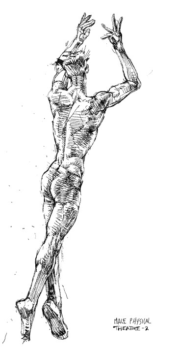 Male Physical Theatre 2 — figure reference