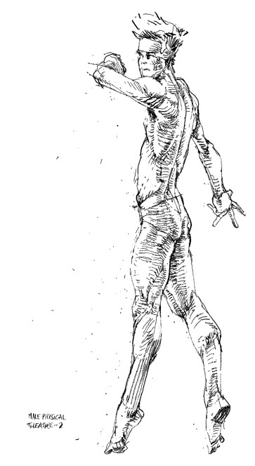 Male Physical Theatre 2 — figure reference