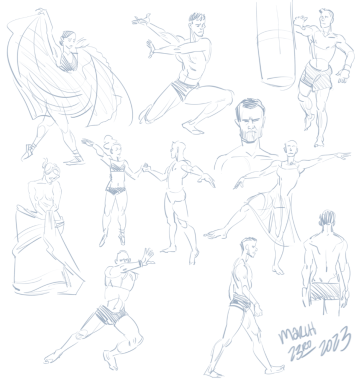 warming up — figure reference