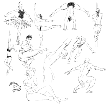 warmups, slow today — figure reference