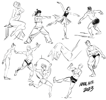 warming up — figure reference