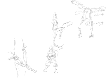 Few gestures — figure reference