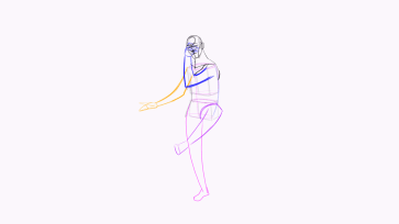 Motion Study 14 — figure reference