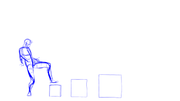 Motion Study 21 — figure reference