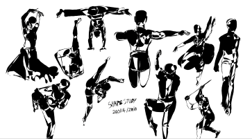 shape study 2min — figure reference