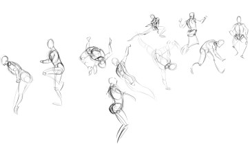 Two Minute Gestures 2 — figure reference