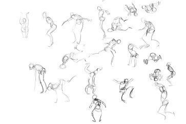 One Minute Gestures 2 — figure reference