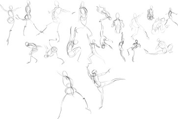 One Minute Gestures 3 — figure reference